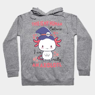 This is my human costume i'm really an axolotl #4 Hoodie